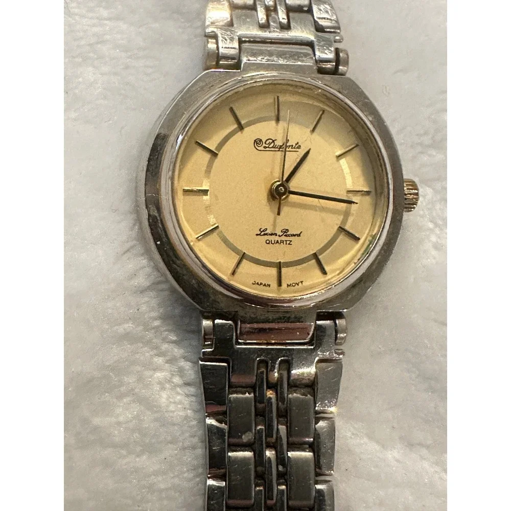 Duyfonte Lucien Piccard Quartz Women's Silver Tone Wrist Watch Japan‎ Movt